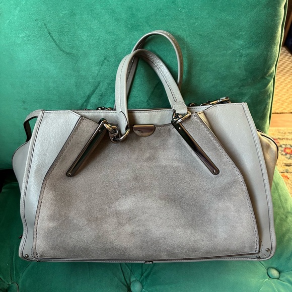 SOLD💖 Coach Dreamer 36 Suede Satchel - Picture 2 of 12